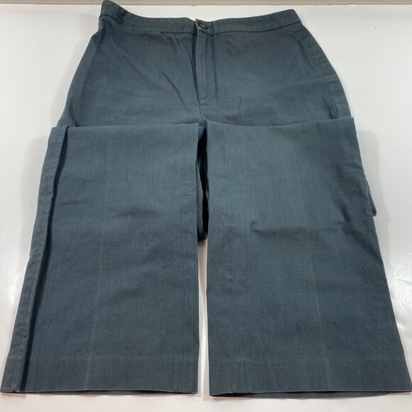 Vintage Womens Gray High-Waisted Casual Wear Pants Button Zipper Closure Size M - Picture 3 of 10